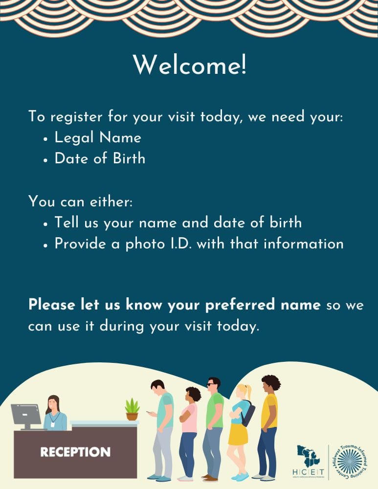 Patient Name Options form preview