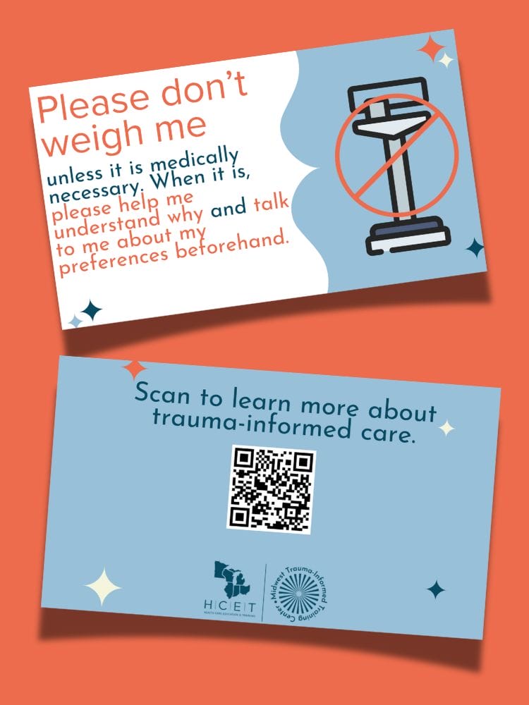 Please Don't Weigh Me card preview